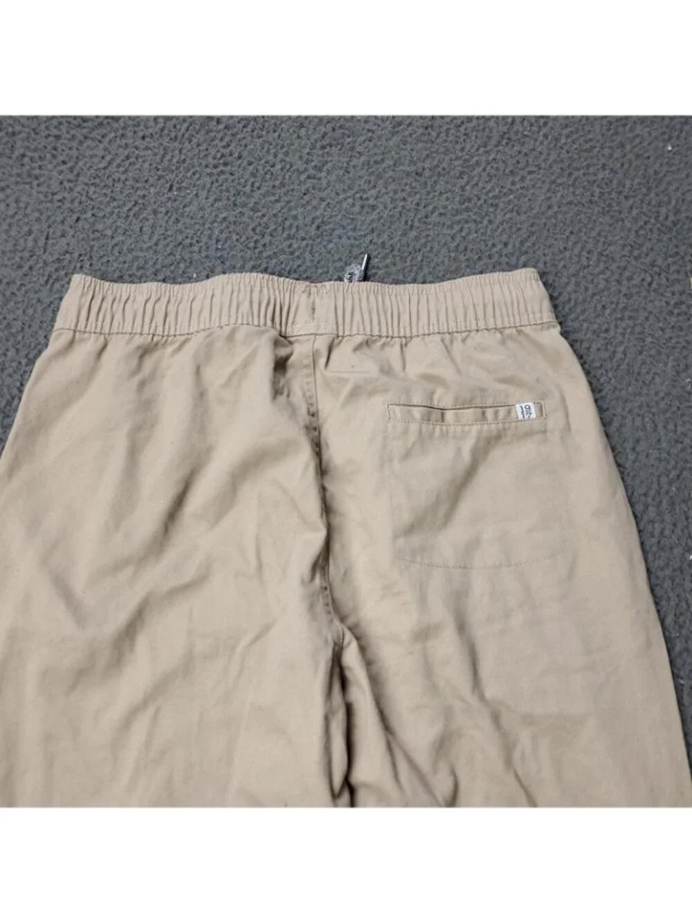 Sovereign Code Berman Pants Mens 28 x26 Joggers Khaki Chino Tan Drawstring